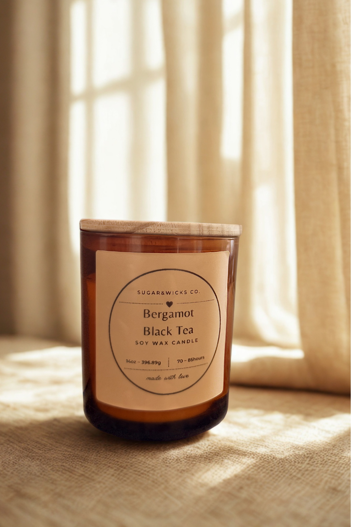 Bergamot Black Tea Candle – 14 oz
