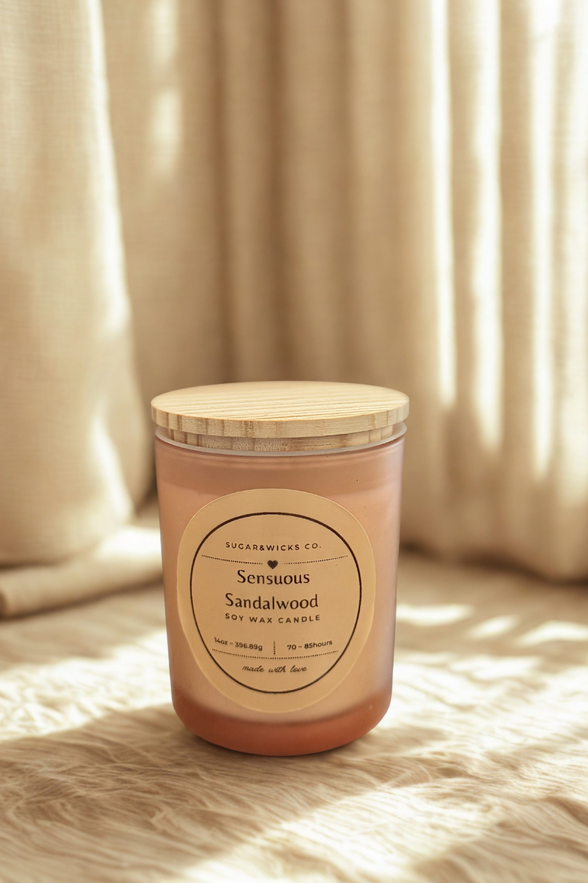Sensuous Sandalwood Candle – 10 oz