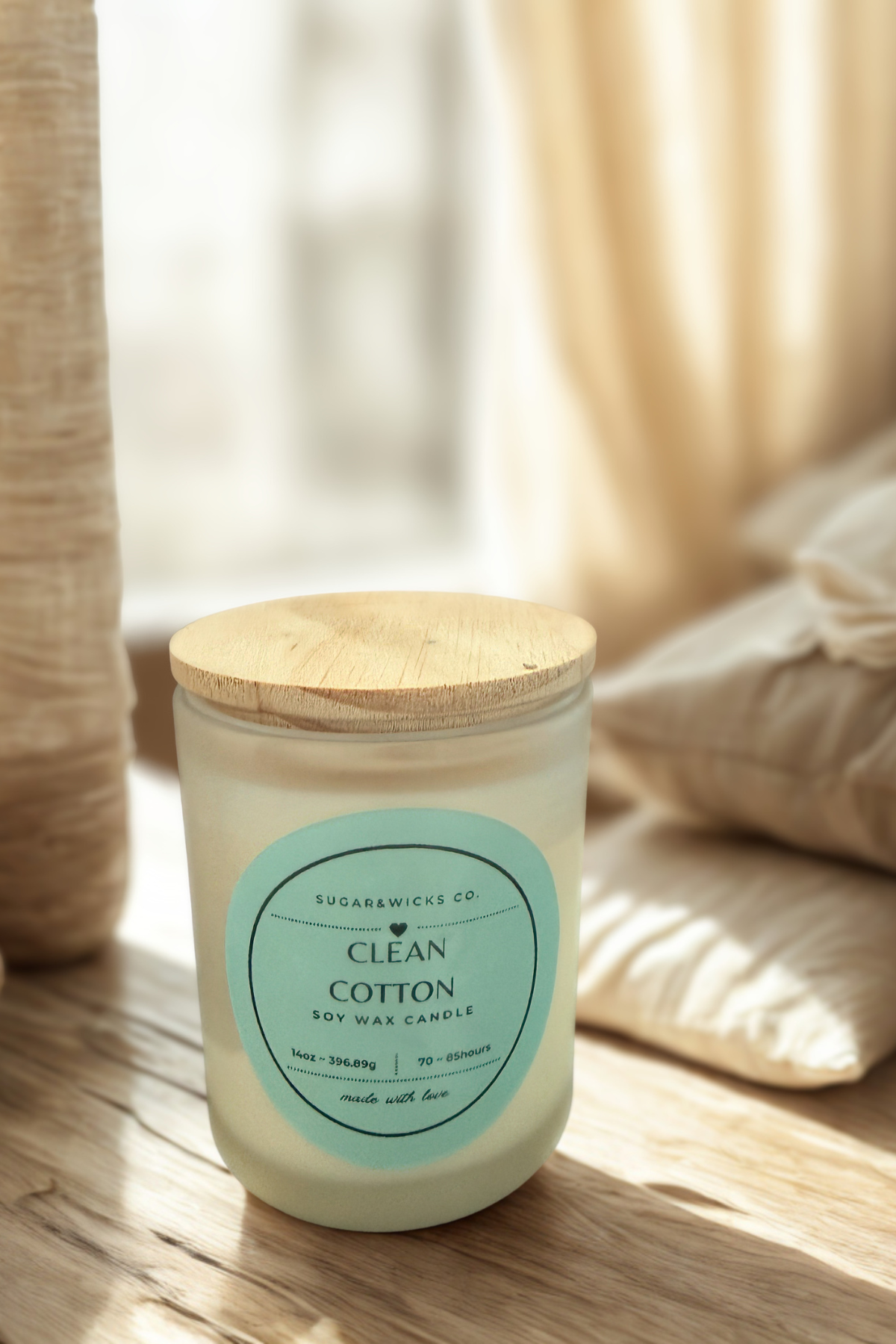Clean Cotton Candle – 14 oz