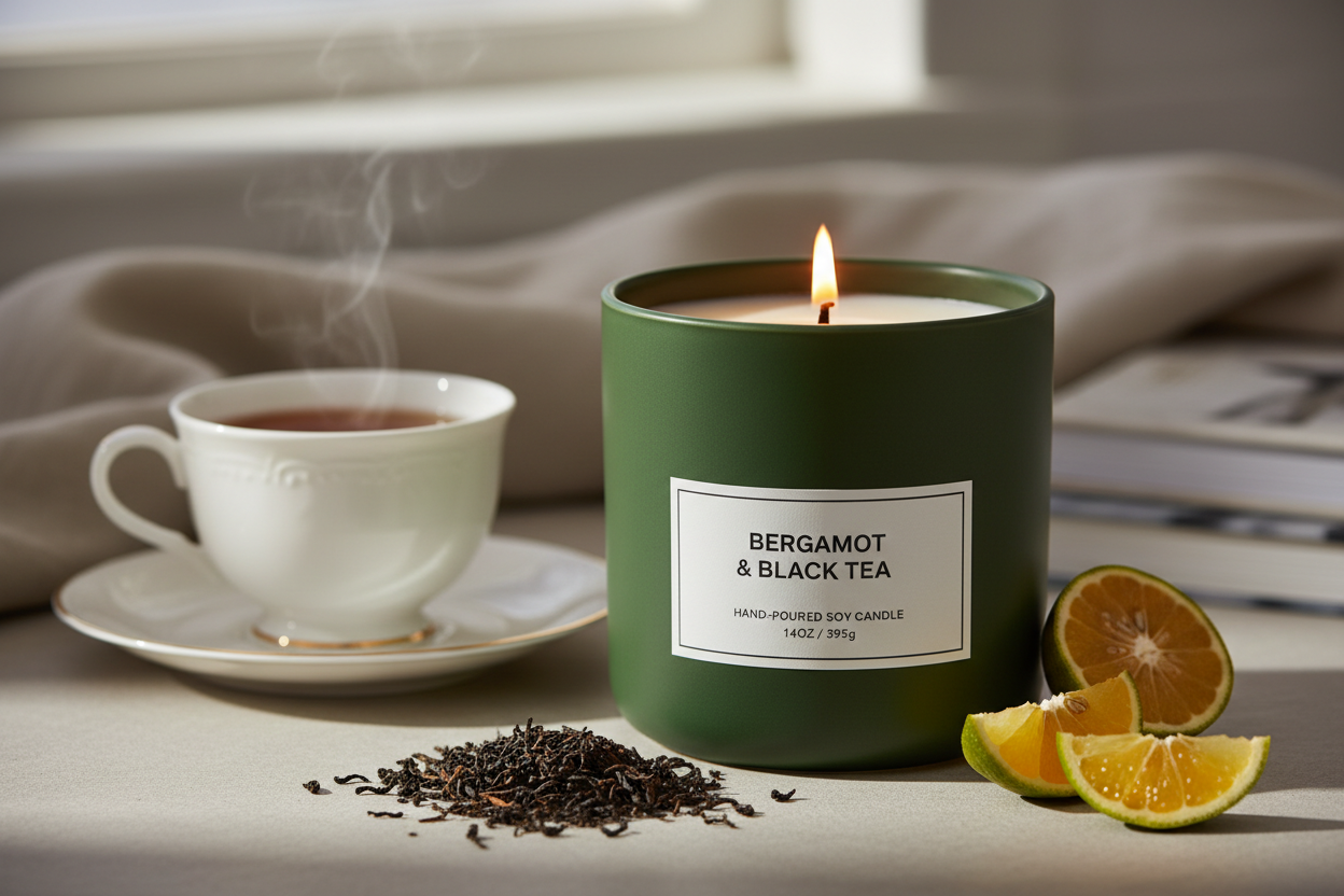 Bergamot Black Tea 14oz Candle